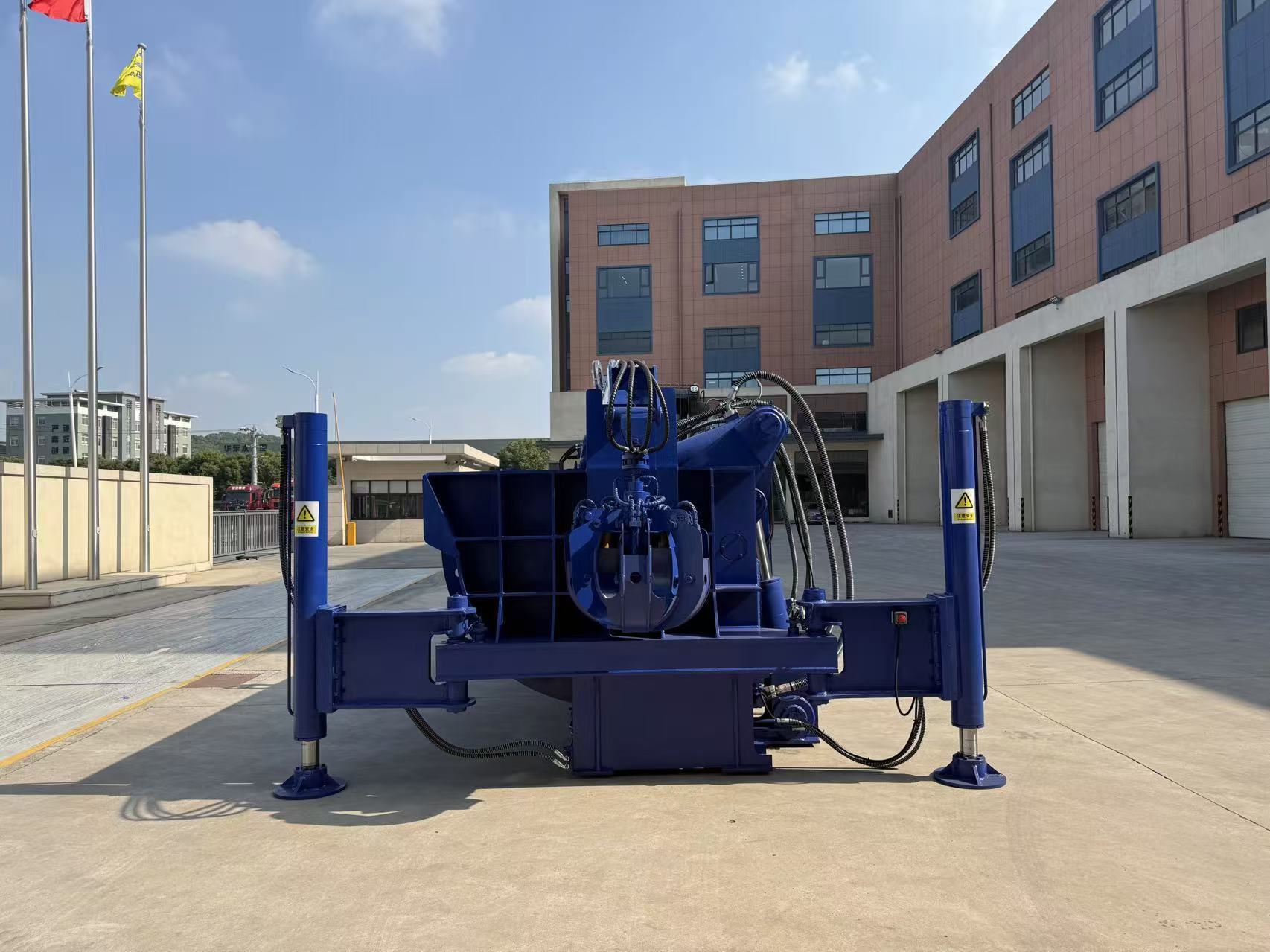 Scrap Metal Car Body Recycling Mobile Baler