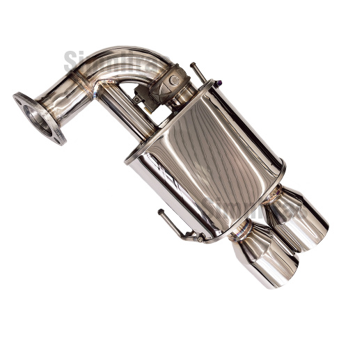 Edelstahlachse-Rückenschalldrüse-Auspuff für Subaru WRX & STI 15-21 mit Ventil und Controller