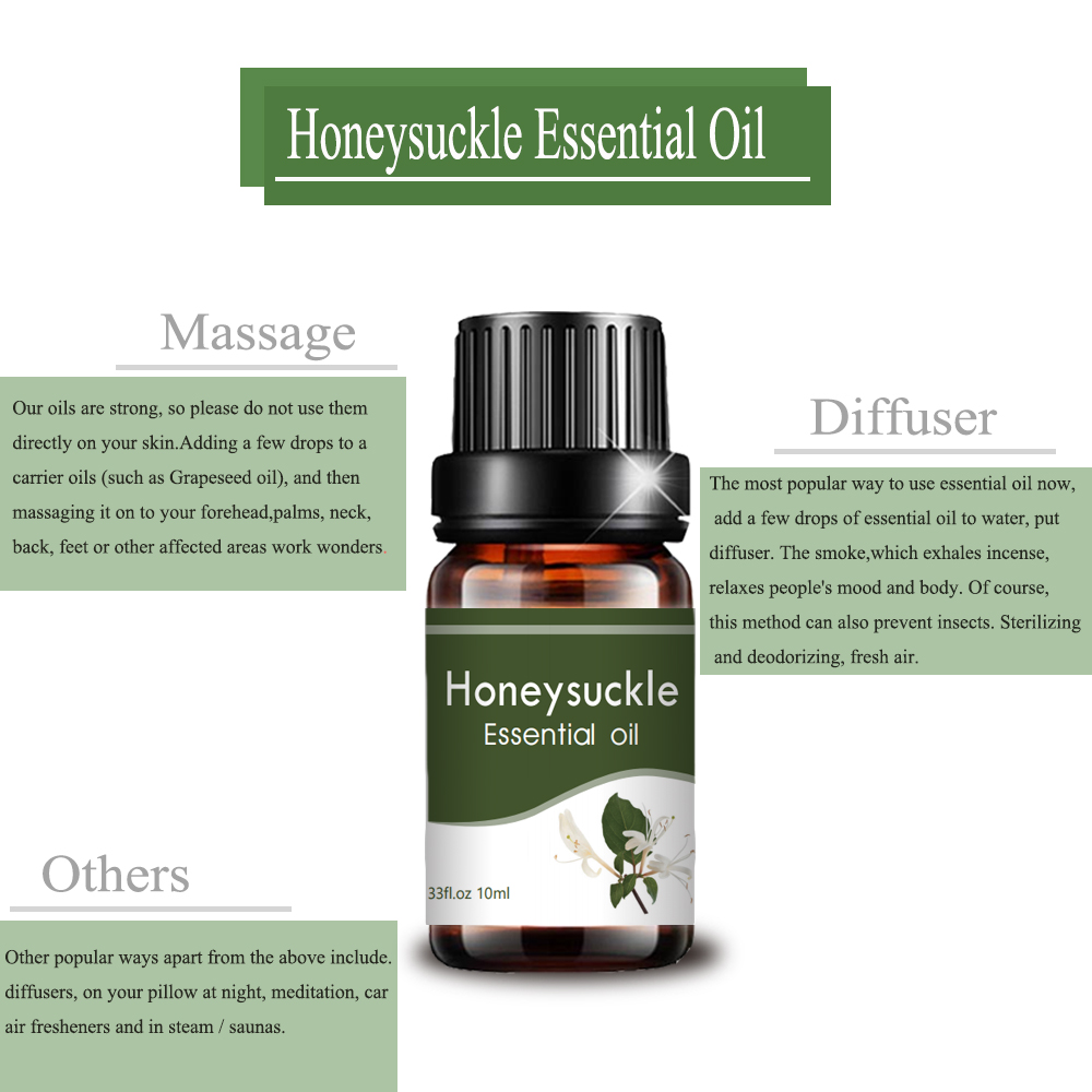 kustomisasi berkualitas tinggi grosir grosir honeysuckle oil