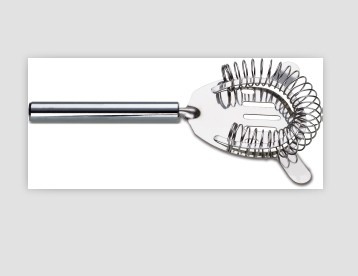 stainless steel cocktail bar strainer with Customized color