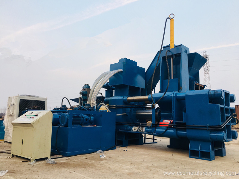 CE Horizontal Automatic Steel Turnings Briquette Machine