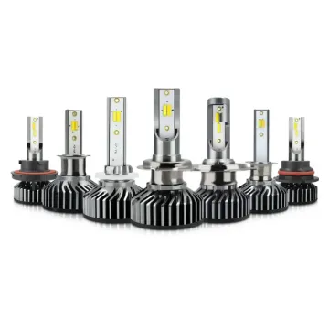 Factory Direct 50W LED Headlight Kits: 6000K & 3000K, 1860 Chip F2 Design with 8000LM Luminous Flux