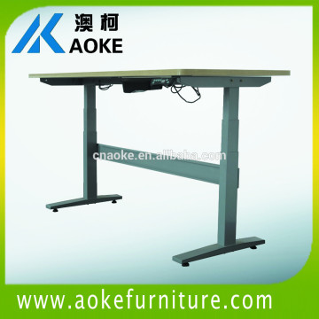 sit to stand up computer desk with comfortable workstation