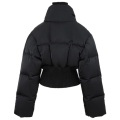Jaqueta de lã preta cor de lã preta personalizada