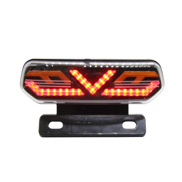 High-Quality Electric Motorcycle F-Shape Taillight LED
