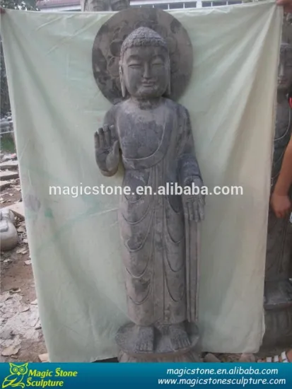 Dancing stone kuan yin statue