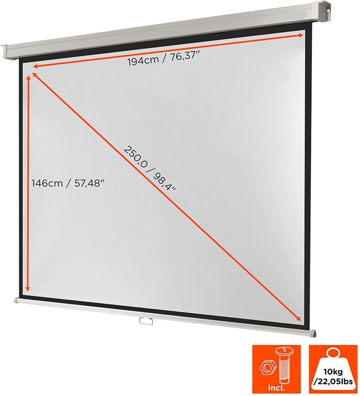 ceiling theatre projection screens price screen projector 4k