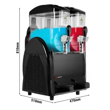 Space Two Bowls Slush Frozen Beverage Machine CE Approved for Bar