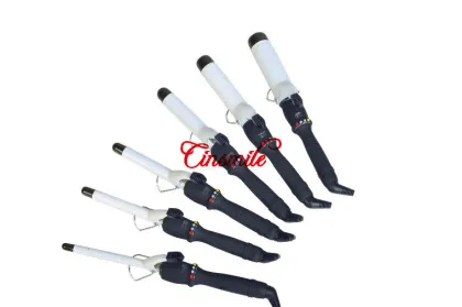 Portable White Hair Curling Irons 100v For Home , Electric Curling Iron