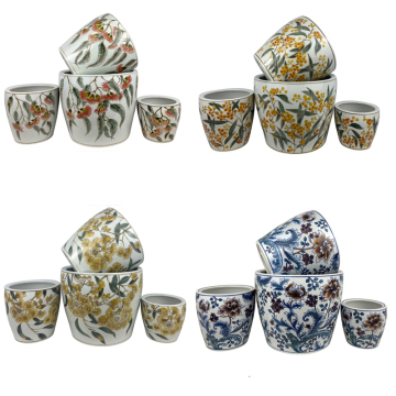 RXAE Series Colorful Round Flower Pot