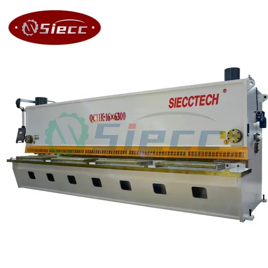 QC11y Guillotine Shearing Machine

**Title:** QC11y Guillotine Shear Machine Specifications and Features