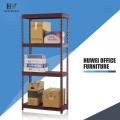 Steel slotted angle industrial shelving racks