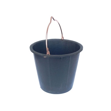 High Quality Black Rubber Bucket with Handle - Neoprene Rubber Buckets 590611/590612