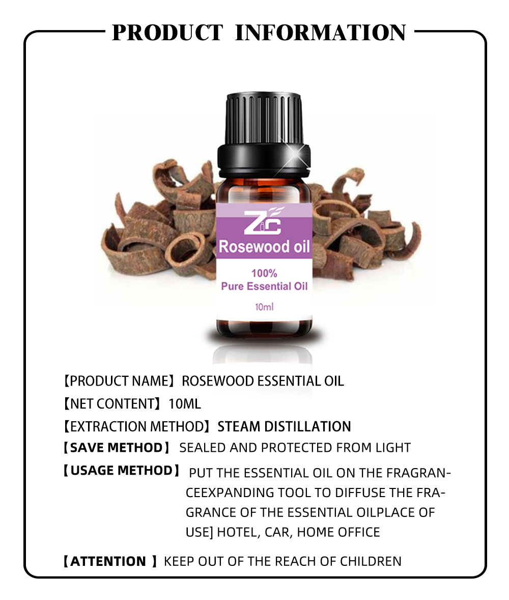 Rosewood mafuta muhimu kama mafuta ya daraja la aromatherapy