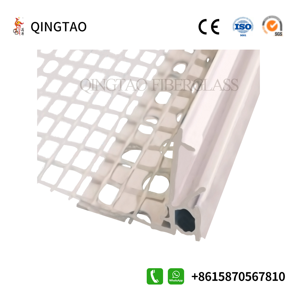 PVC corner protector with mesh PVC corner protector with mesh