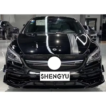 Body Kit Front Rear Bumper Grille Side Skirt for Benz CLA Class W117 14-19 to CLA45 AMG Upgrade