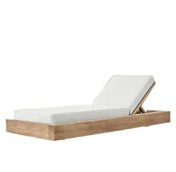 Teak Wood Sunbed Outdoor Luxury Furniture