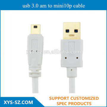 2015 new product usb 3.0 am to mini10p cable