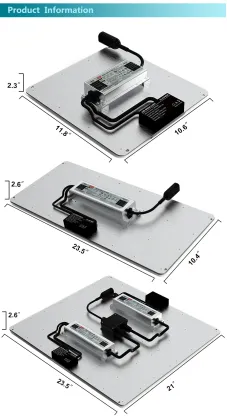 Wireless dimming led grow light panel full spectrum medical plant
