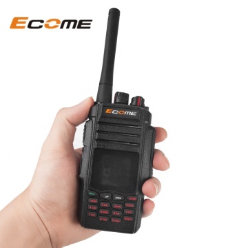 ECOME ET-L55 200 km Carte globale de longue durée Interphone 2G 3G 4G LTE Walkie Talkie avec carte SIM