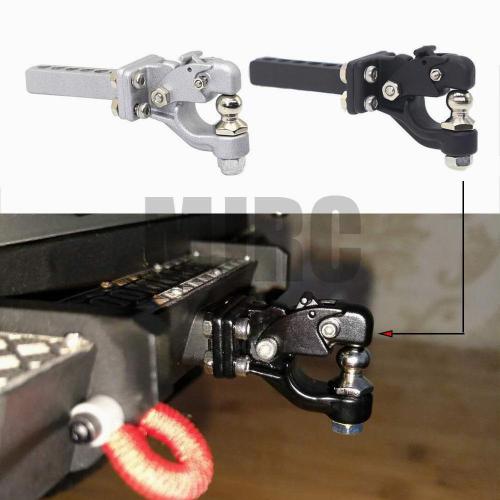 RC Car Metal Tow Hook Drop Hitch Receiver Trailer Hook for Traxxas TRX4 Trx-4 Axial SCX10 90046 90047 1/10 RC Climbing Crawler