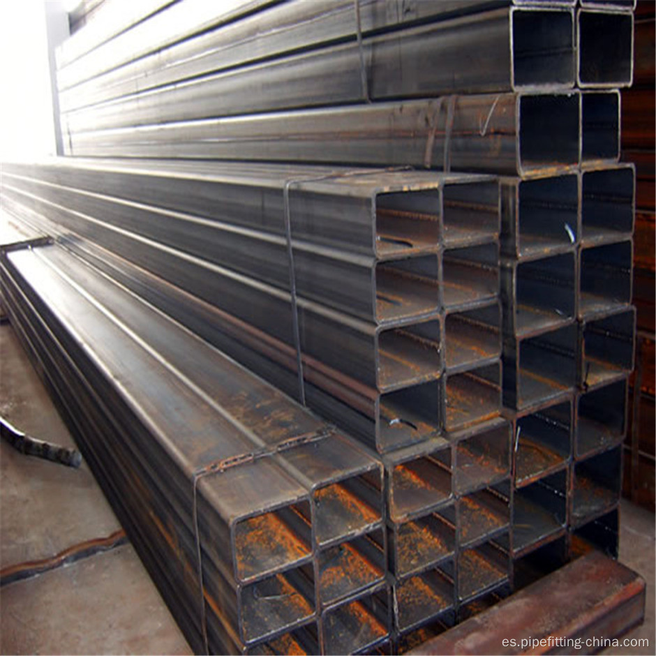 Tubería de construcción de tubos cuadrados de acero galvanizado en caliente