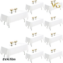 Față de masă albă dreptunghiulară lavabilă