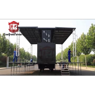 13m lengte podium evenement trailer