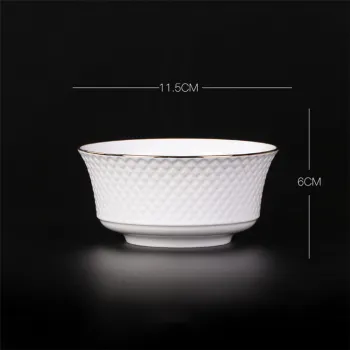 Factory Round Salad Dish Porcelain Bowls