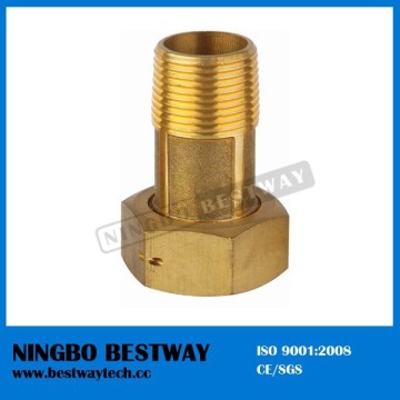 Brass water meter connection