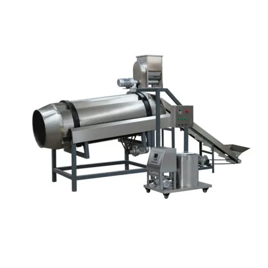 Automated Dry Powder Snack Coating Machine for Almond Plantain Chips