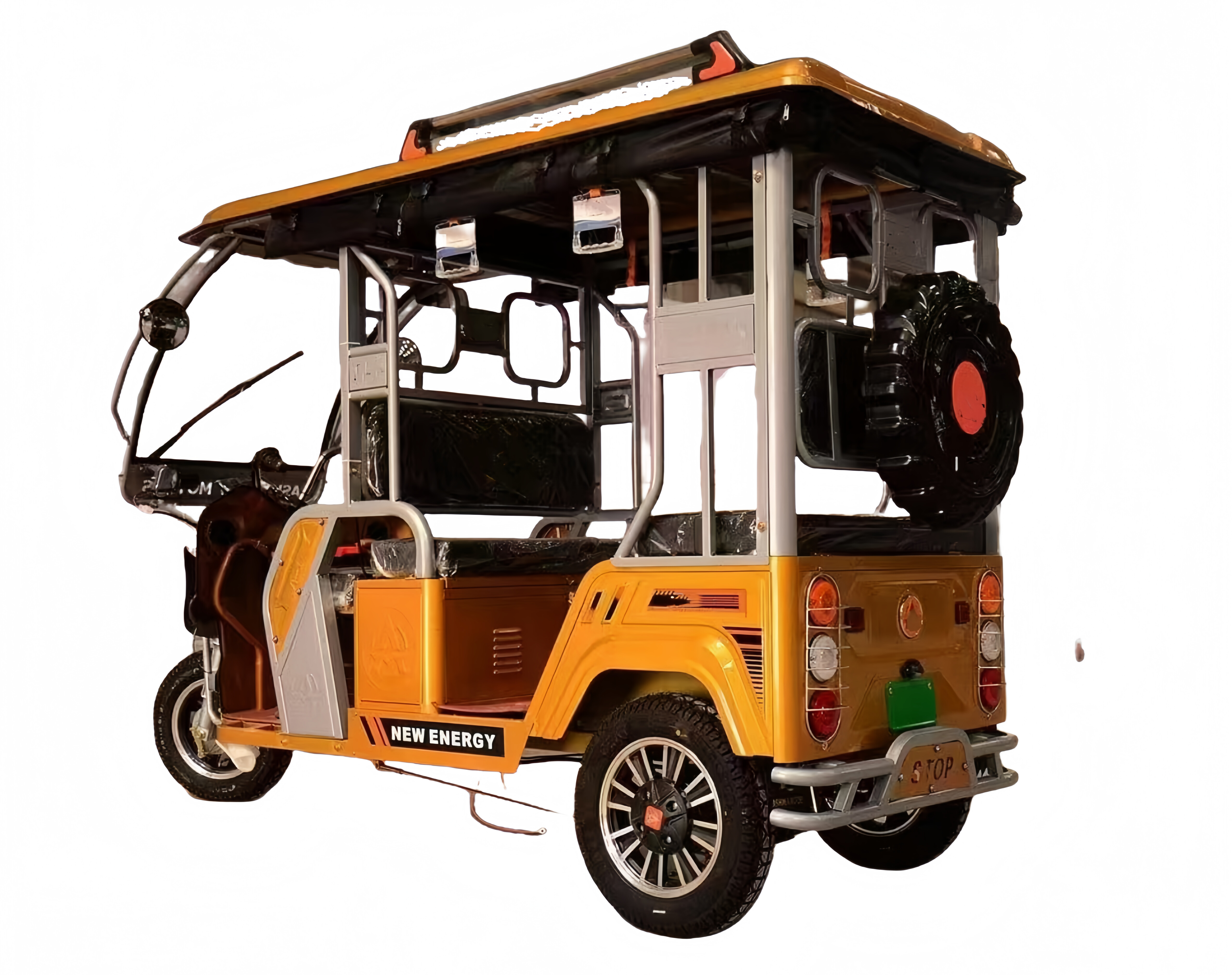 Electric Tricycle with Passenger