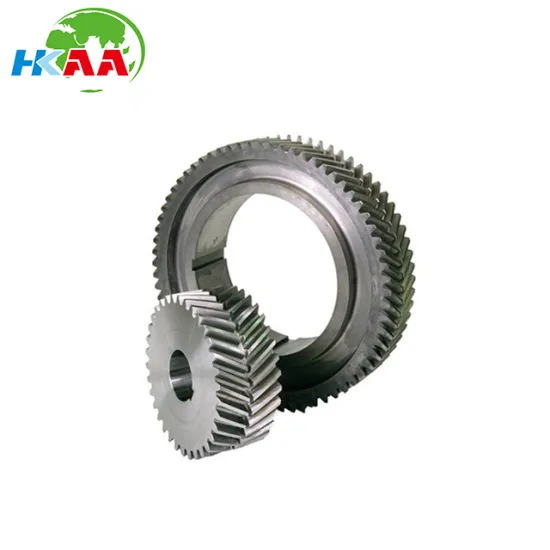 CNC machined steel material different size of 45 degree helical gears