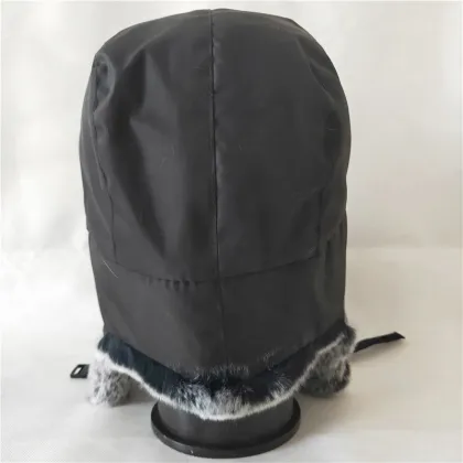 Winter Hat with Ear Flaps Trooper Trapper Hat Detachable Face Mask