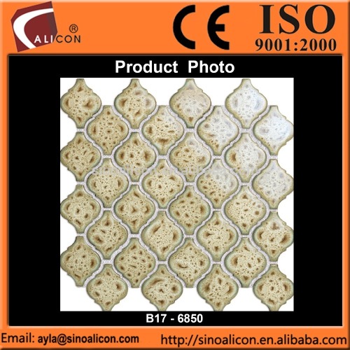 Specieal shape beige ceramic mosaics