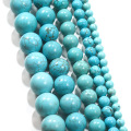 Craft Turquoise Howlite Beads para hacer joyas