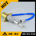 Shutdown Shutoff Cutoff Solenoid 24V 600-815-9150 for Komatsu PC300-7 PC360-7 PC350-7