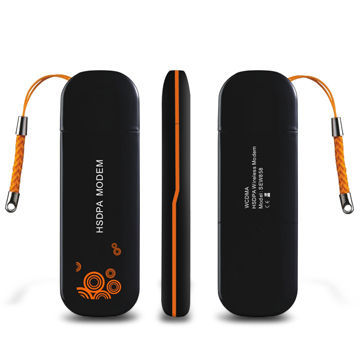 3G USB Modem with WCDMA Cellular Data Card, Supports Plug-and-play Function