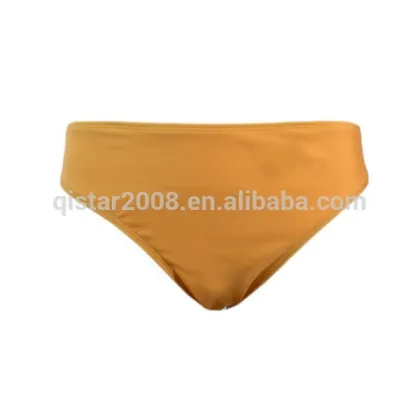 2014 welcome yellow two pieces swimsuits with removable cup