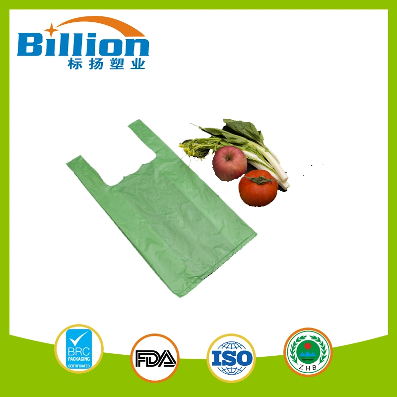 Wholesale Heavy Duty LDPE HDPE Thank You Vest Handle Carrier T-Shirt Plastic Bag