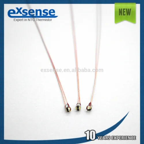 300deg C Glass Bead Ntc Thermistor, High Temperature Resistant, High