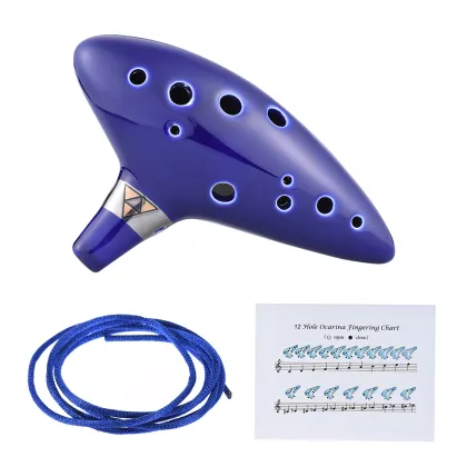 12 Holes Ocarina Alto C Key Flute Ocarina 12 Holes ALTO AC Ocarina Folk Music Instrument fluta ocarina