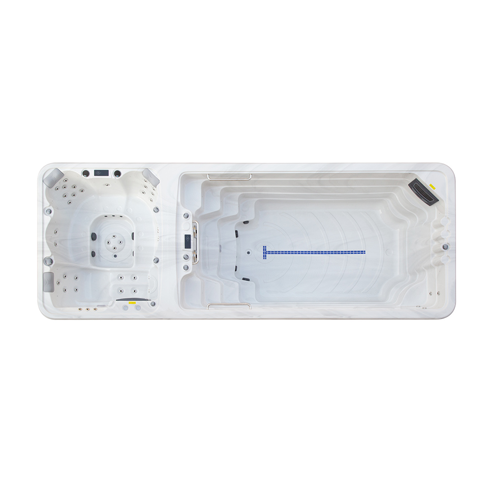 Outdoor Dual Zone Swim Spa Pool With Ce, High Quality Outdoor Dual Zone Swim Spa Pool With Ce on