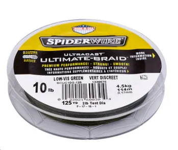 SpiderWire Braided Fishing Line - High Strength 114m