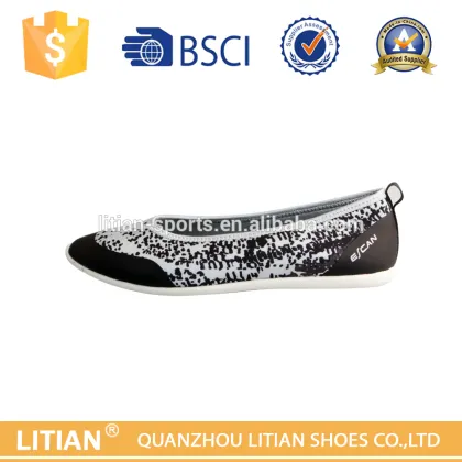 Latest design high quality lighter cloth material fabric women shoes