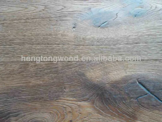Antique Carbonized & Hand Scraped Oak Engineered Flooring, 1860X190X15/3.0mm