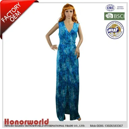 woman fancy maxi dress long in flora print / girls maxi dress / party maxi dress