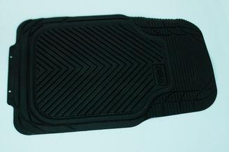 Customised Black Rubber Car Mat Washable Ribbed Rubber Matt