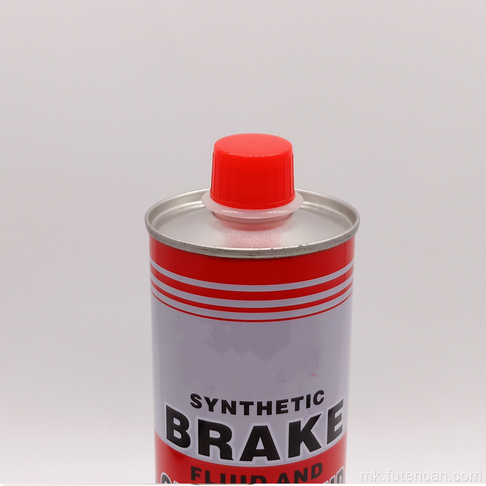 Калајна конзерва за пакување масло за сопирачки течност