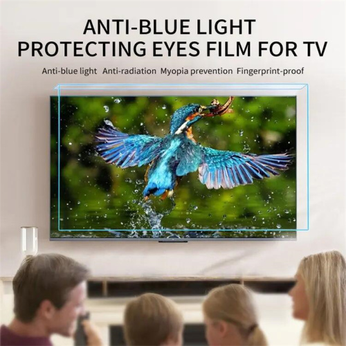 Eye Protection Film for TV Acrylic Anti Blue Light Removable TV Screen Protector Factory